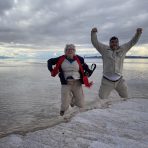  Bolivia, Uyuni Salt Flats, Sunset